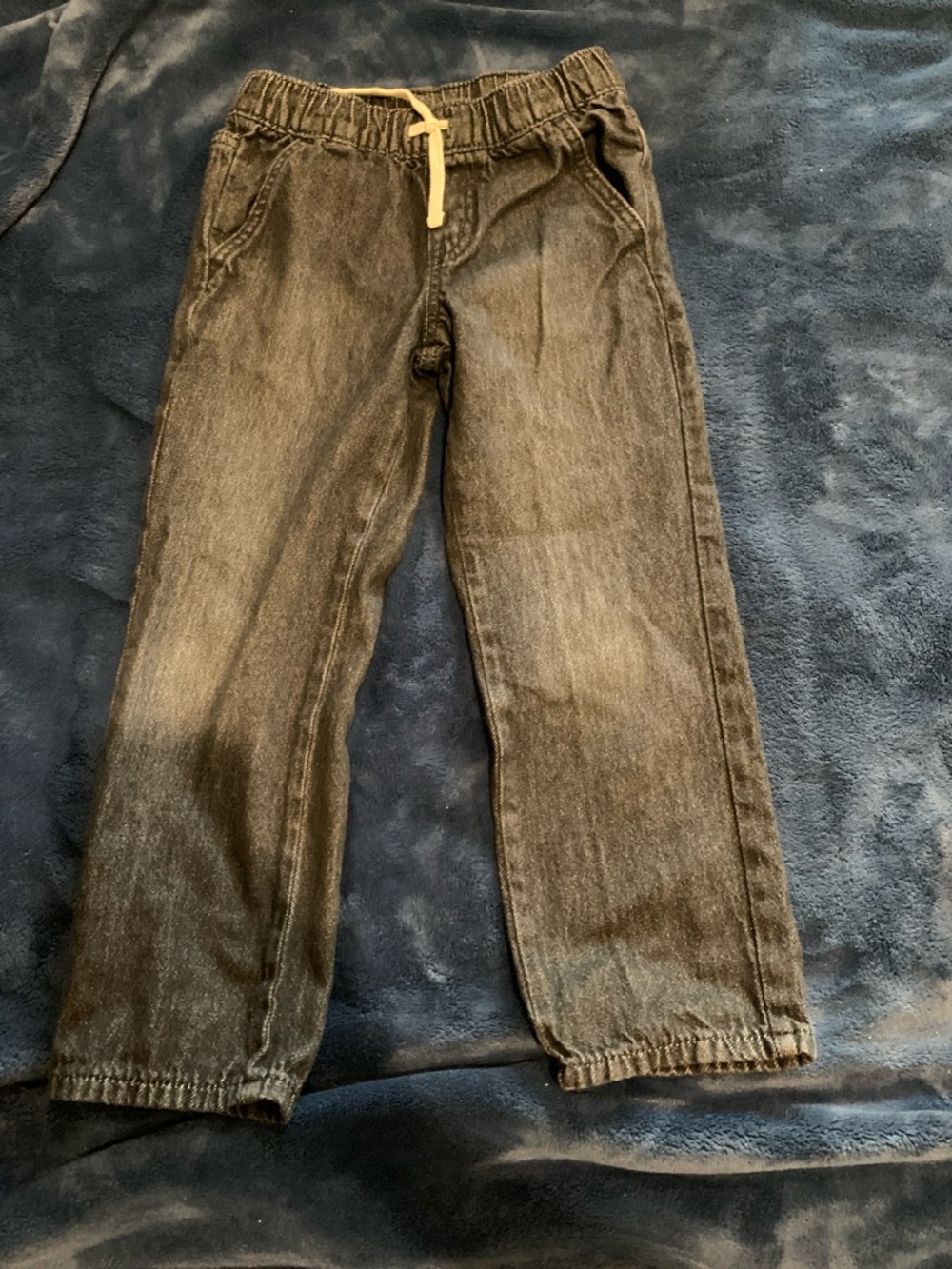 Cat & Jack Boys Black Denim Straight Fit Size 7